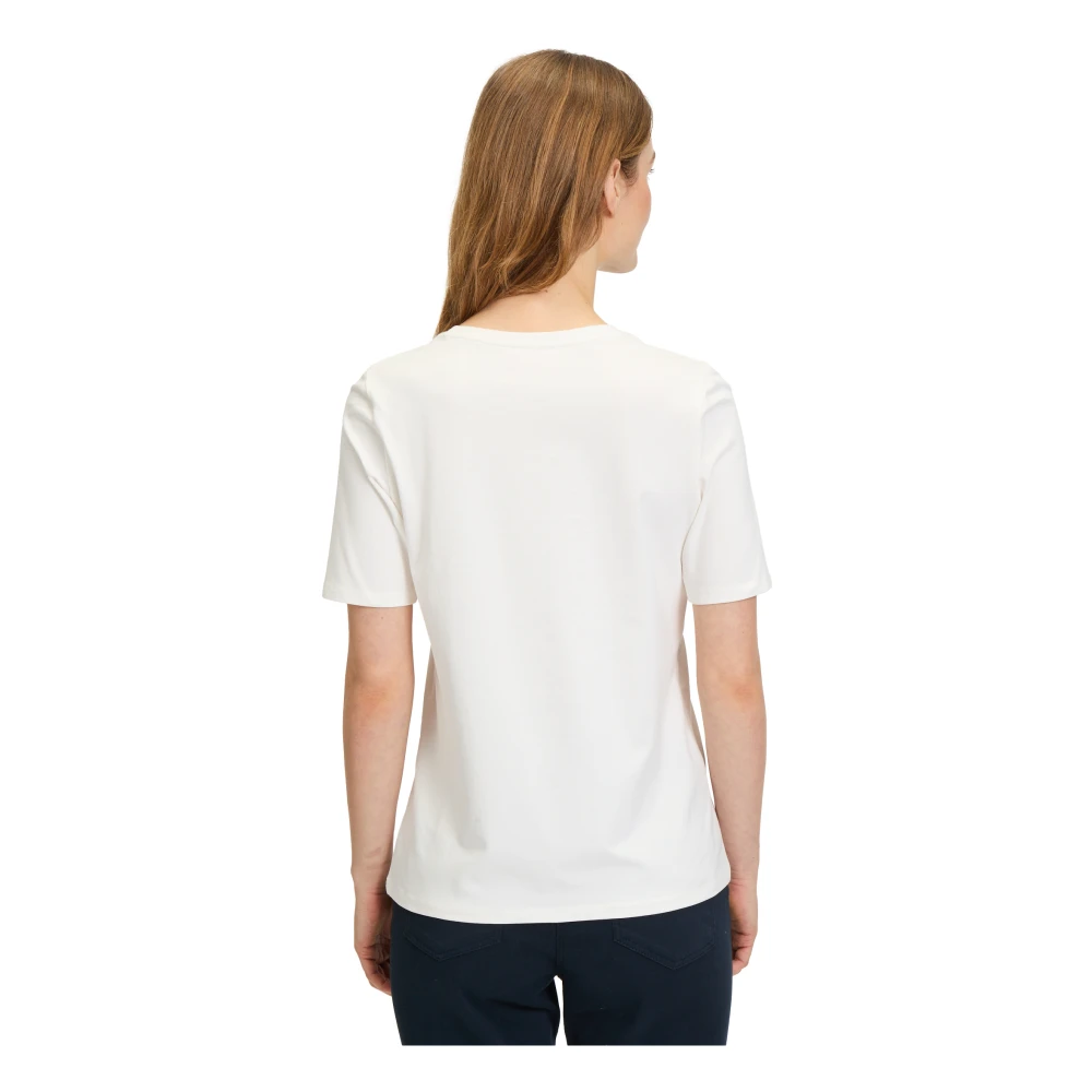 Betty Barclay Glitterende Plaatsing Basis Shirt Beige Dames