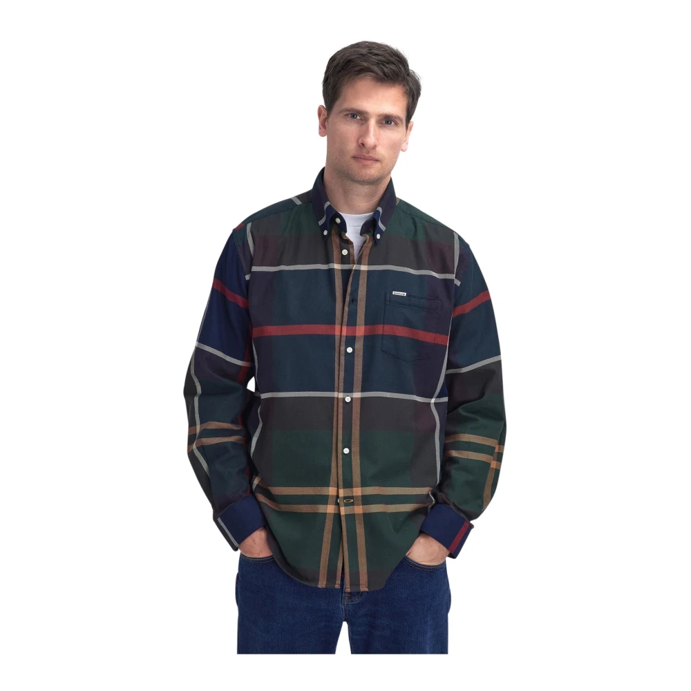 Barbour Casual Groene Overhemd Green Heren