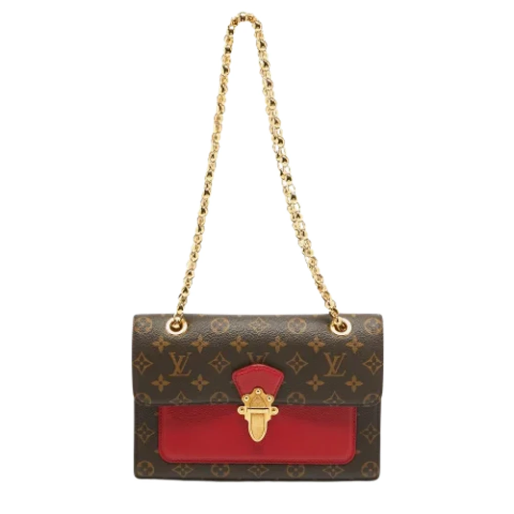 Louis Vuitton Vintage Pre-owned Leather louis-vuitton-bags Red Dames