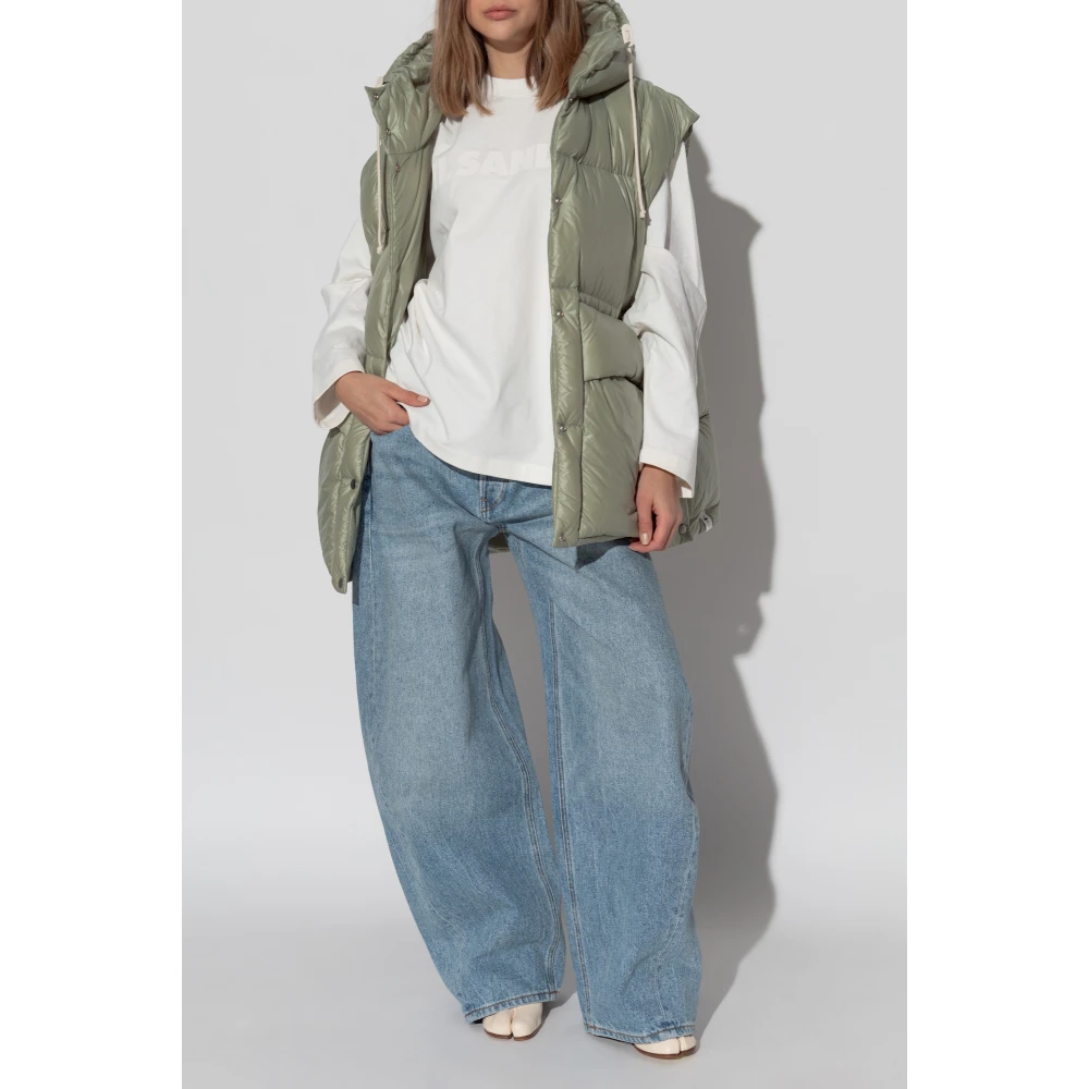 Jil Sander Donsvest Green Dames
