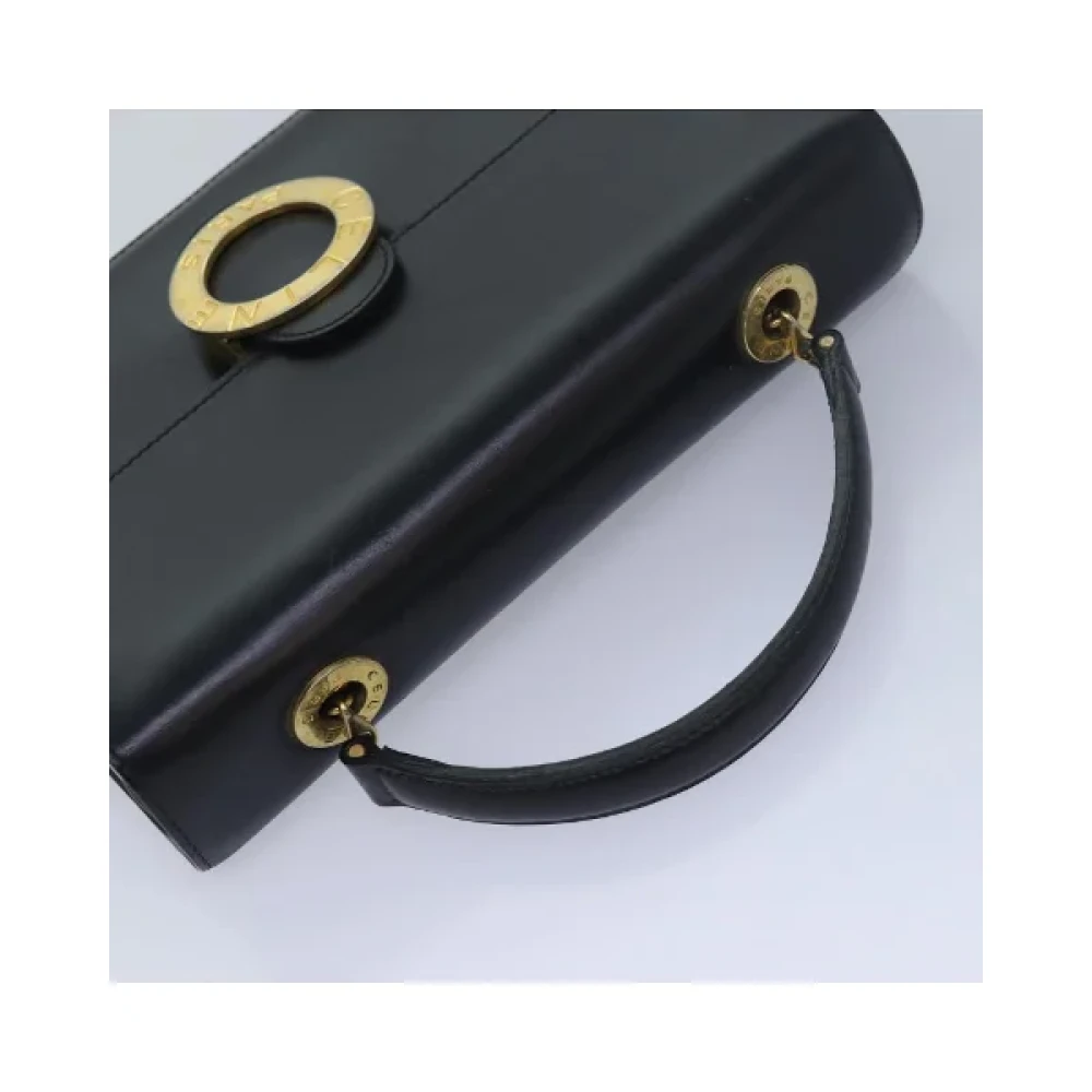 Celine Vintage Pre-owned Leather handbags Black Dames