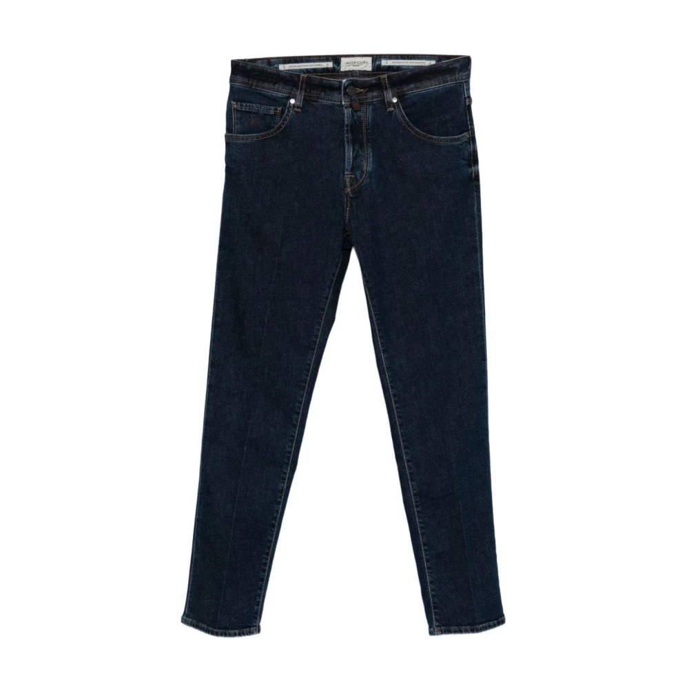 Jacob Cohën Blue Classic Jeans Styling Dark Wash - Male - Slim Fit Jeans - W38 - Jeans