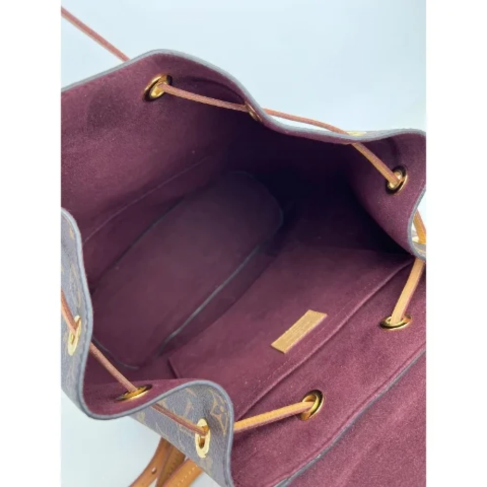 Louis Vuitton Vintage Pre-owned Canvas backpacks Yellow Dames