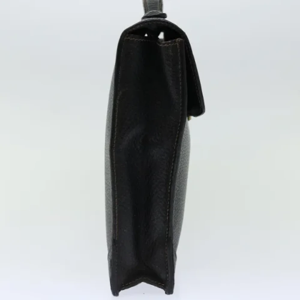 Loewe Pre-owned Leather handbags Black Dames
