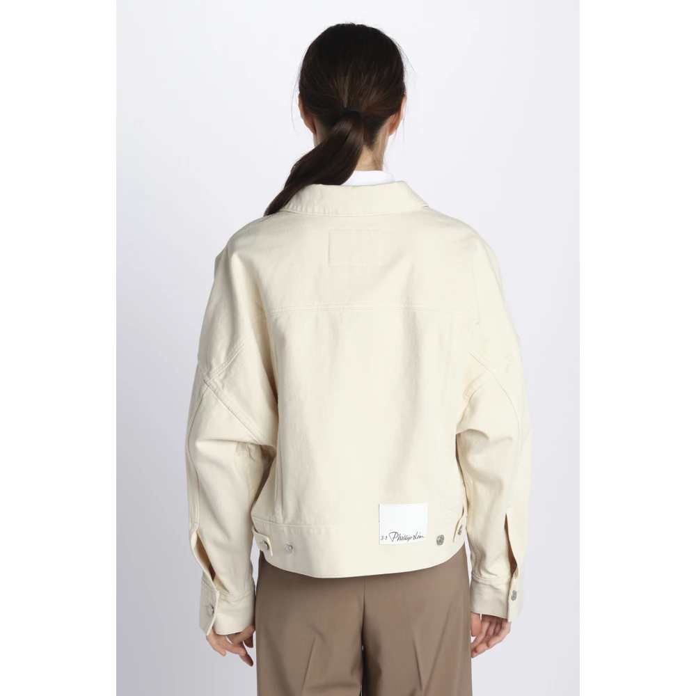 3.1 phillip lim Ivoor Denim Jack Beige Dames