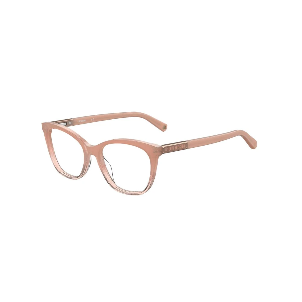 Love Moschino Beige Acetaat Damesbril Beige Dames