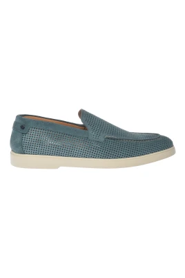 Suede Perforated Moccasin