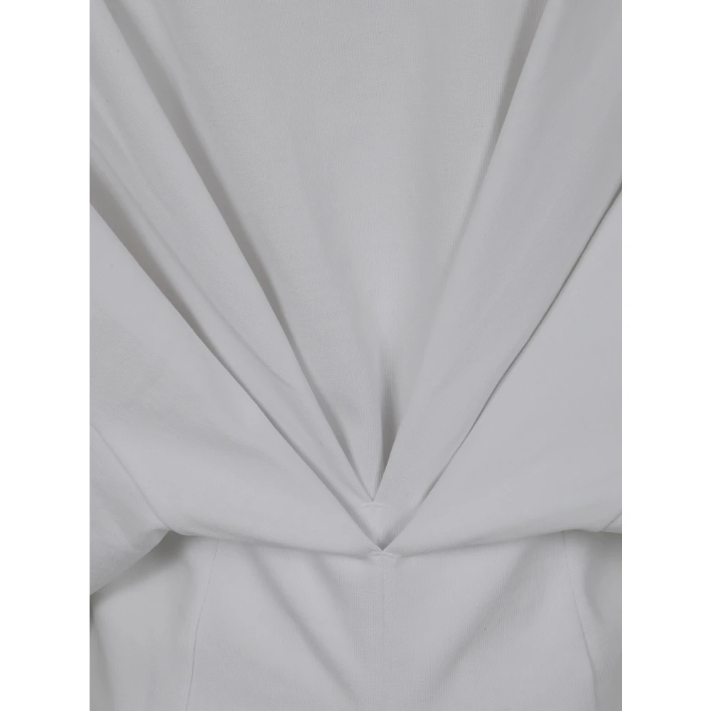 Darkpark Draped Short Sleeved Tee White Dames
