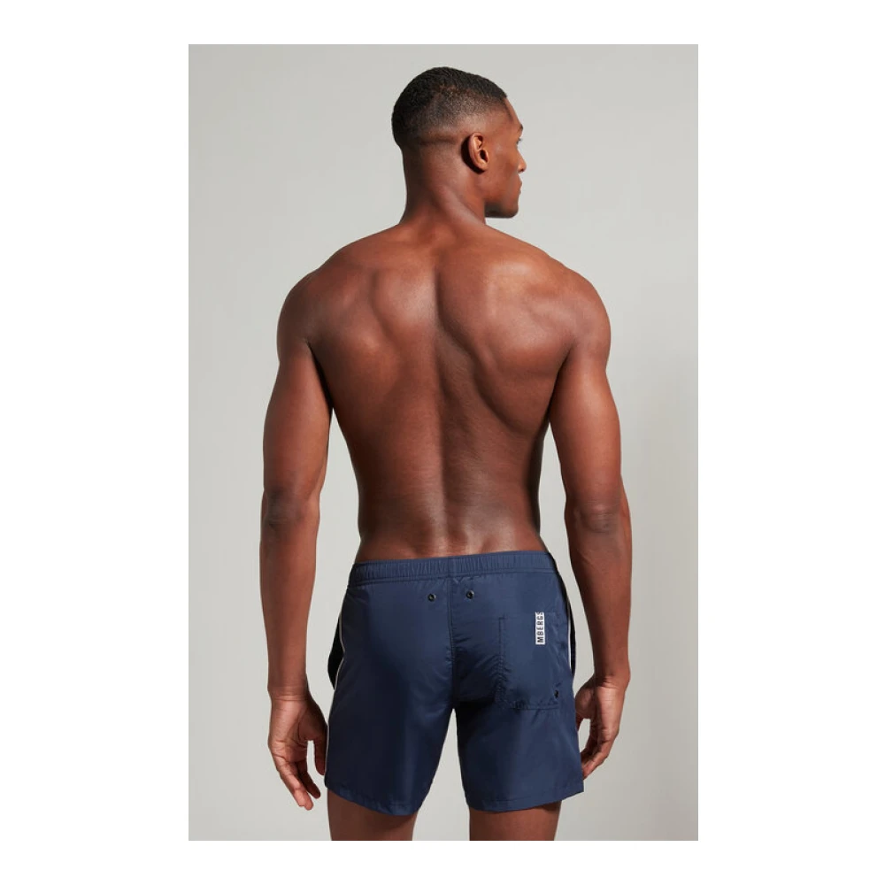 Bikkembergs Blauwe Logo Zwembroek Blue Heren