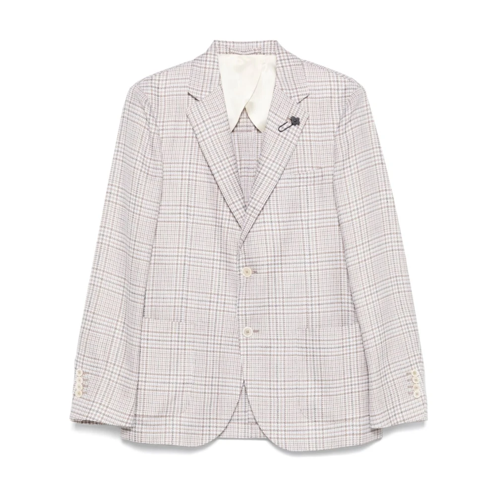 Lardini Beige Jas voor Mannen Beige Heren