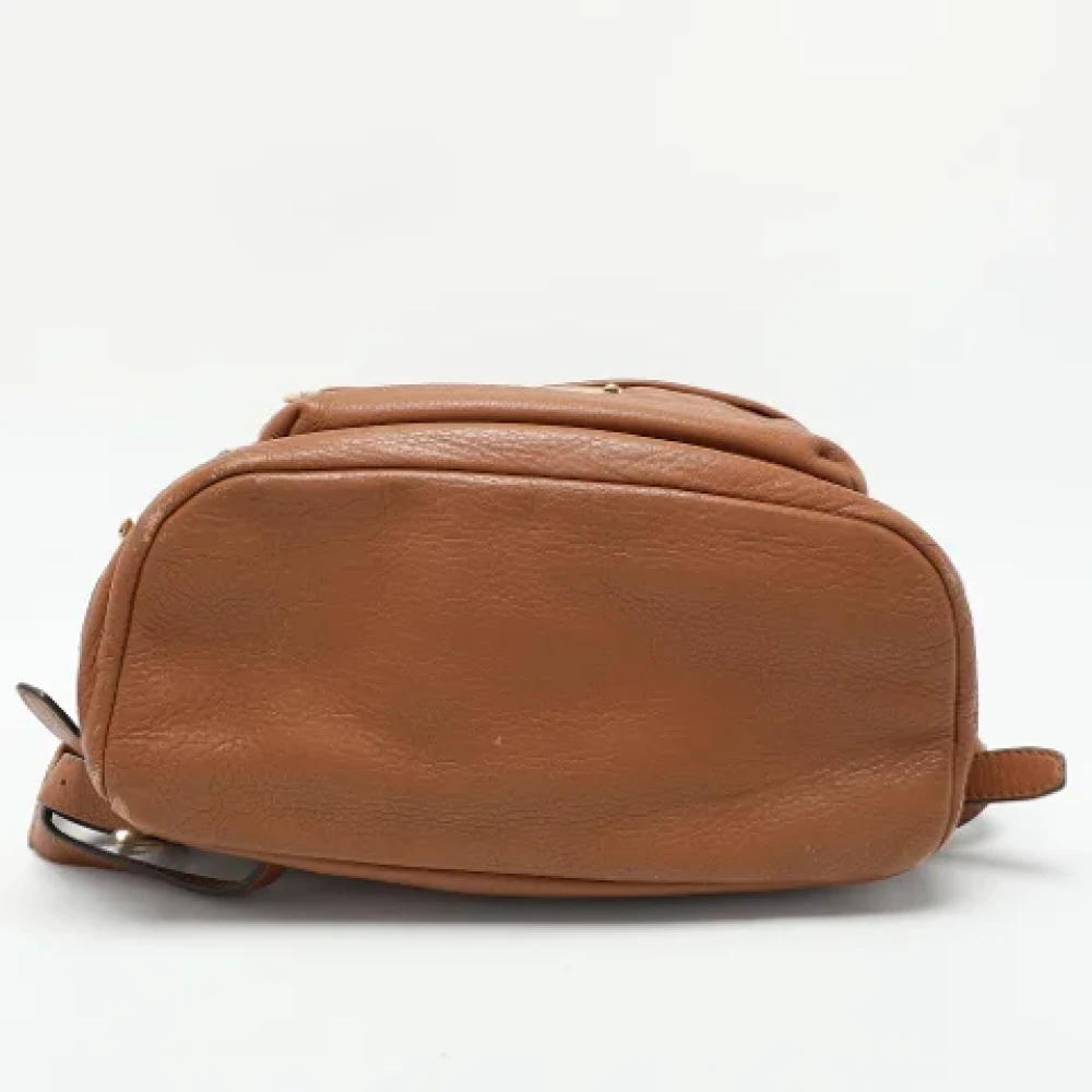 Michael Kors Pre-owned Leather backpacks Brown Dames