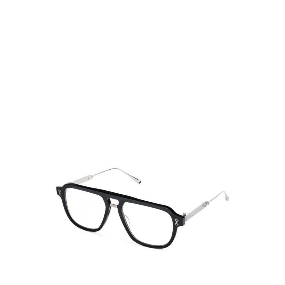 Akoni Men's Black Glasses, 55 Mm, Eyeglasses
