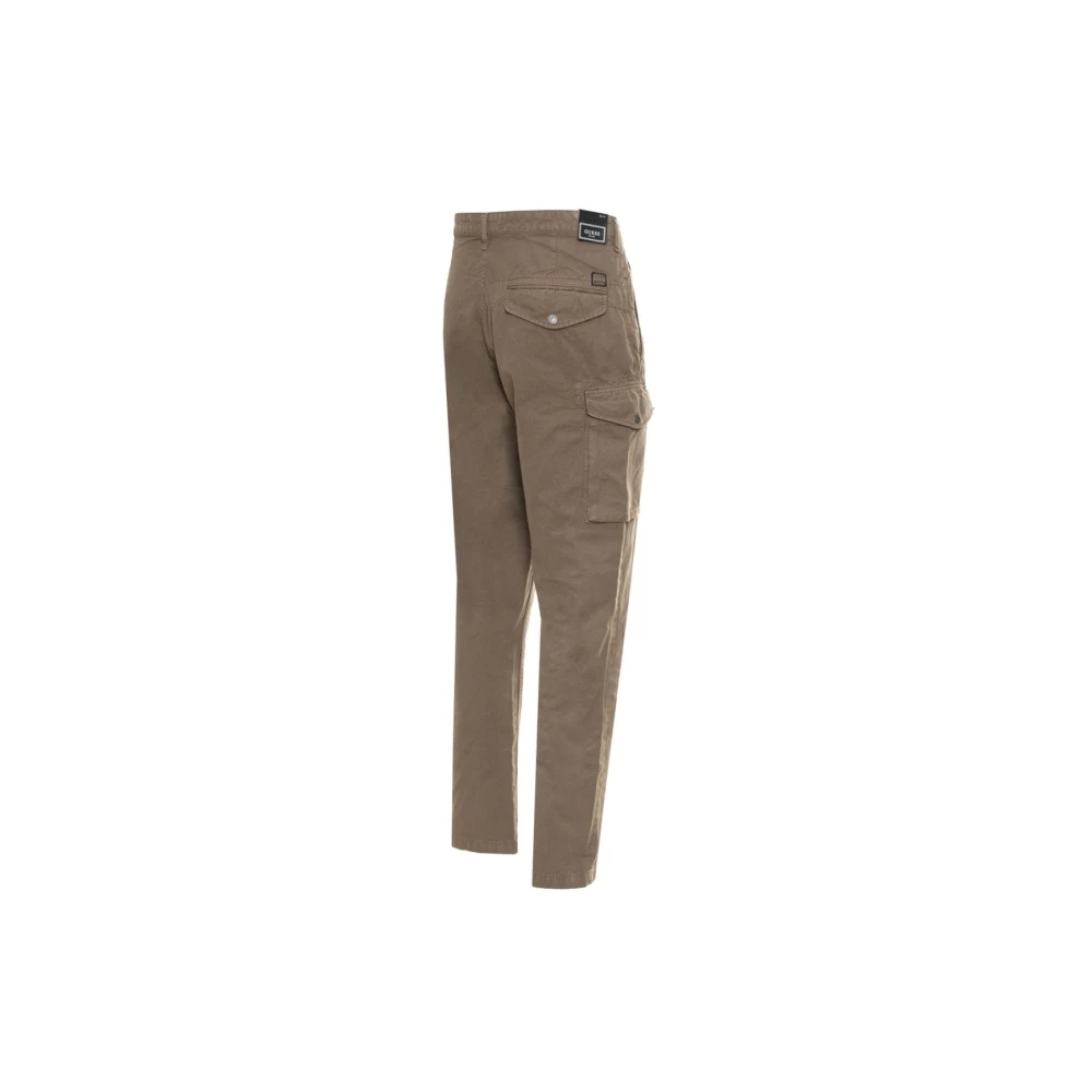 Guess Cargo Broek Bruin Slim Fit Brown Heren