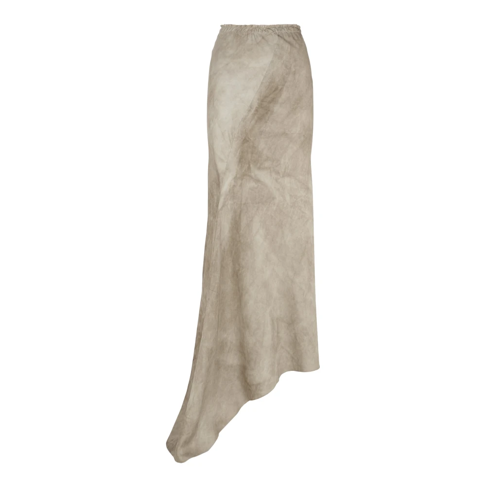 Cortana Opalo asymmetrische rok van parelmoer geverfd Beige Dames