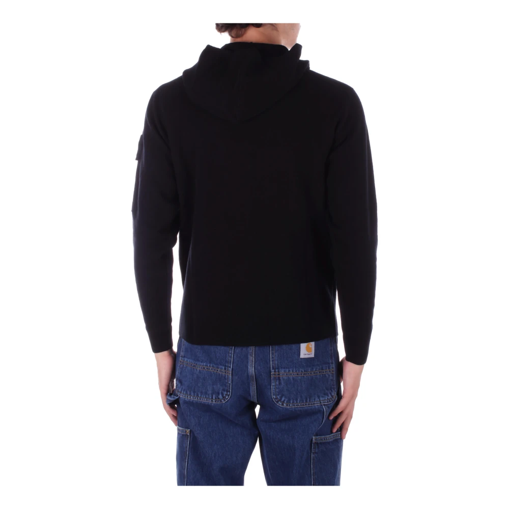 C.P. Company Metropolis Zwarte Hoodie Trui Black Heren