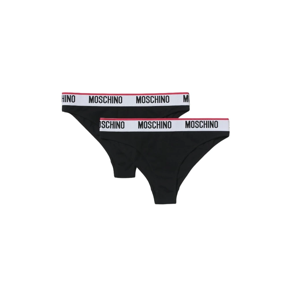 Moschino Donna Nero Mutande, Xl, New,