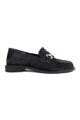Blå Stängda Loafers