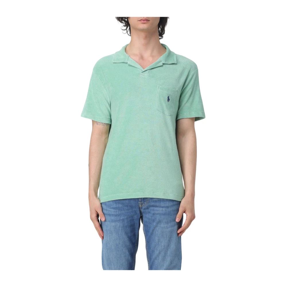 Polo Ralph Lauren Men's Green Polo Shirts, S, Classic Polo Shirt