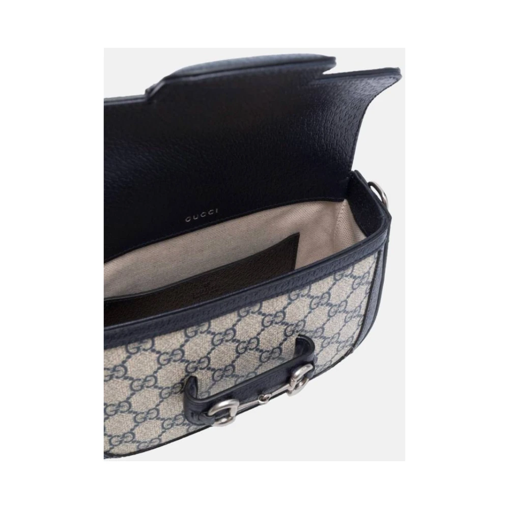 Gucci Horsebit 1955 Supreme Tas Blue Dames