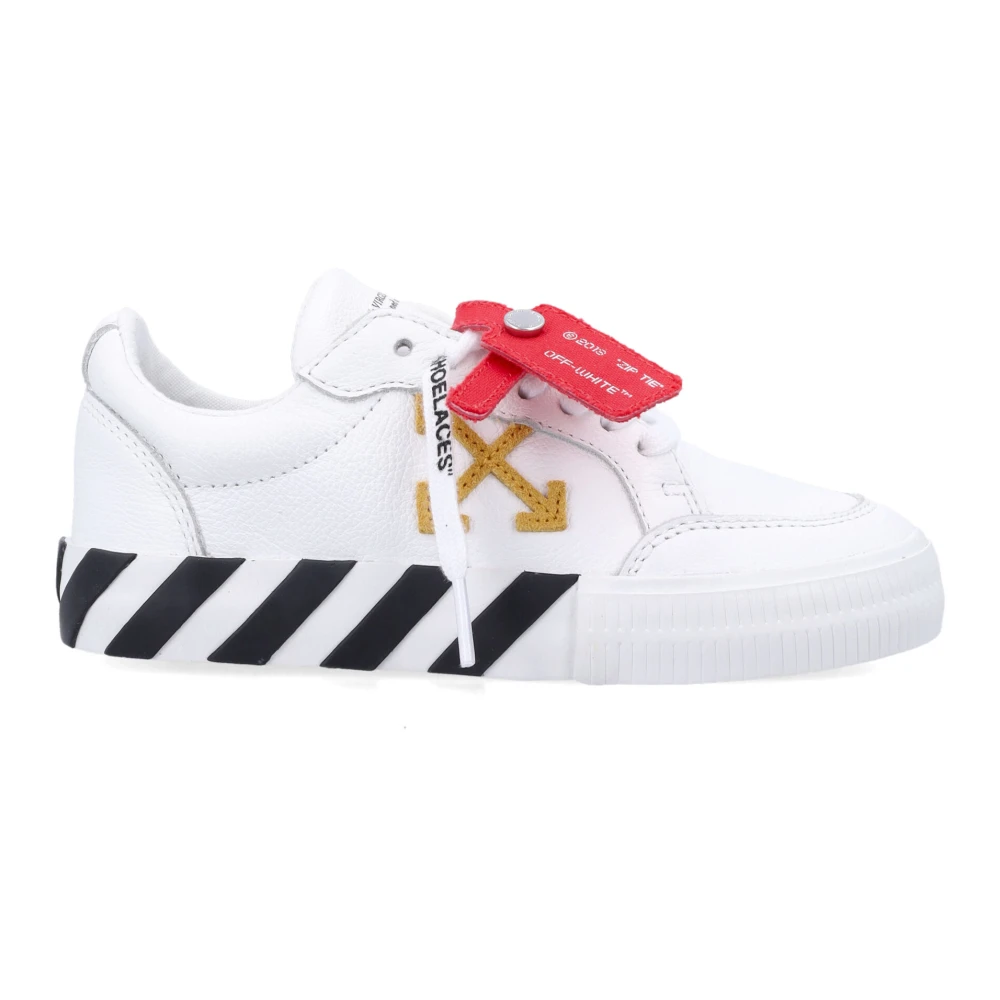 Off White Klassiska Vulcanized Sneakers White, Pojke