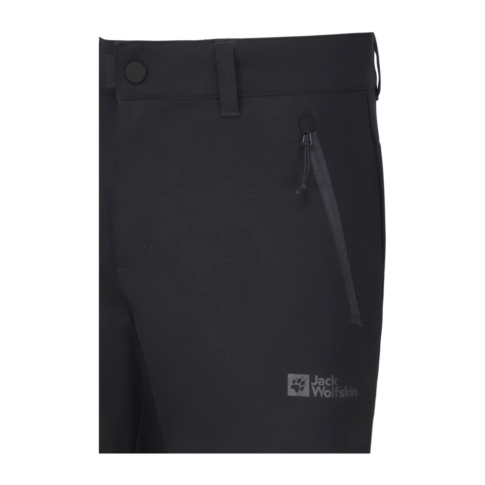 Jack Wolfskin Technische antraciet shorts met zakken Gray Heren