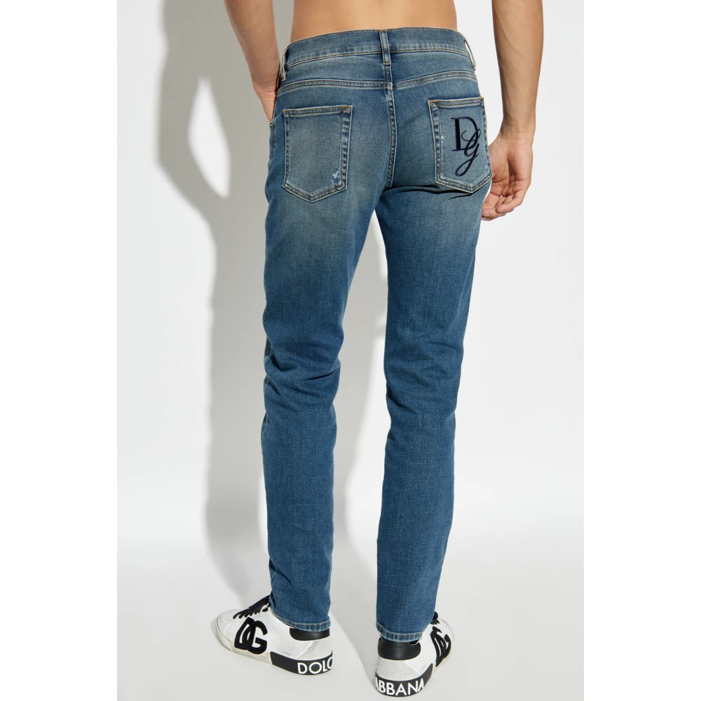 Dolce & Gabbana Slim fit jeans Blue Heren