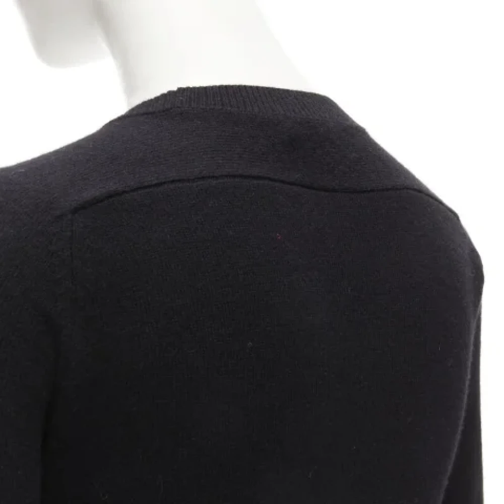Saint Laurent Vintage Pre-owned Cashmere dresses Black Dames