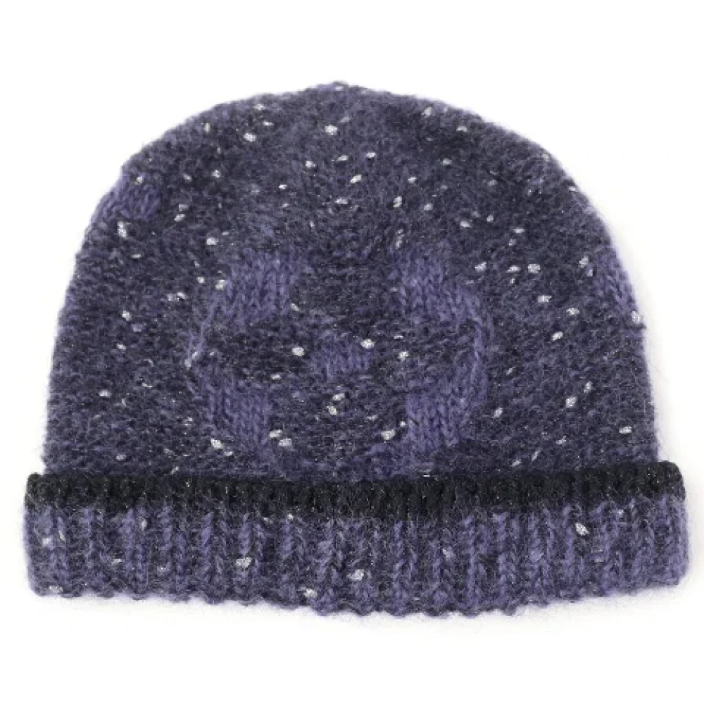 Louis Vuitton Vintage Pre-owned Fabric hats Purple Dames