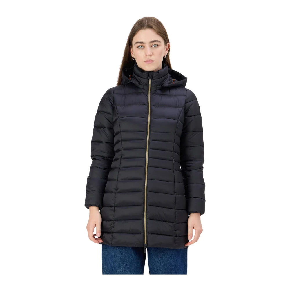 Save The Duck Hooded Coat Reese Black Dames