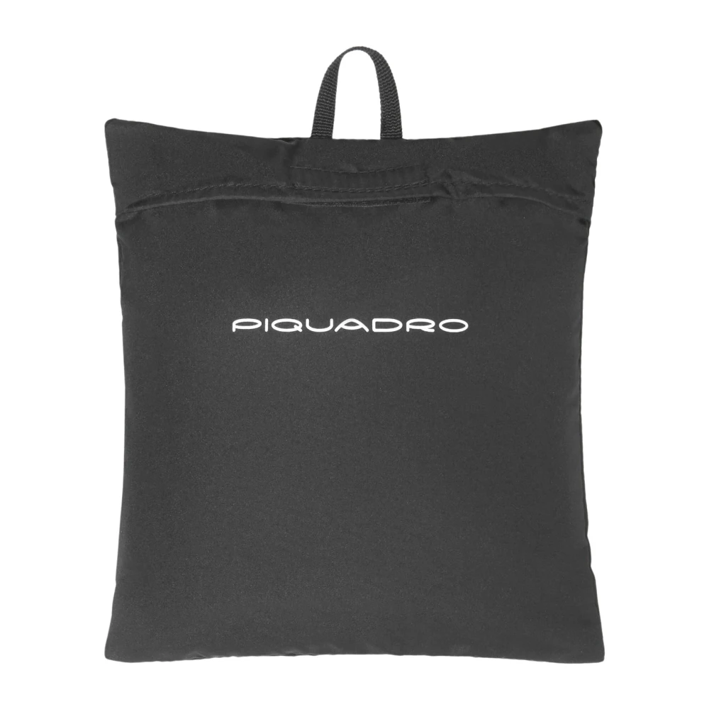 Piquadro Unisex Grå Väskor One Size, Bomull, Vattentåligt Bagageskydd L