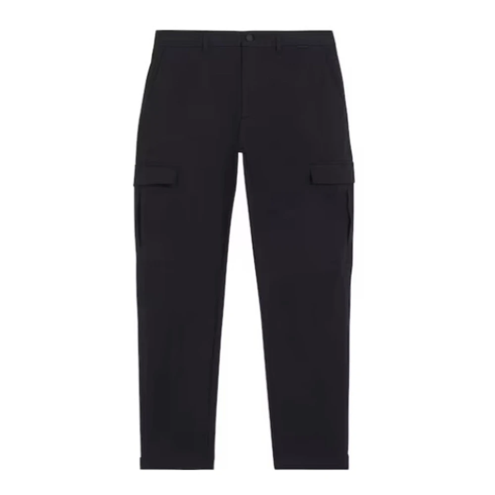 Calvin Klein Moderne Twill Tapered Cargo Broek Black Heren