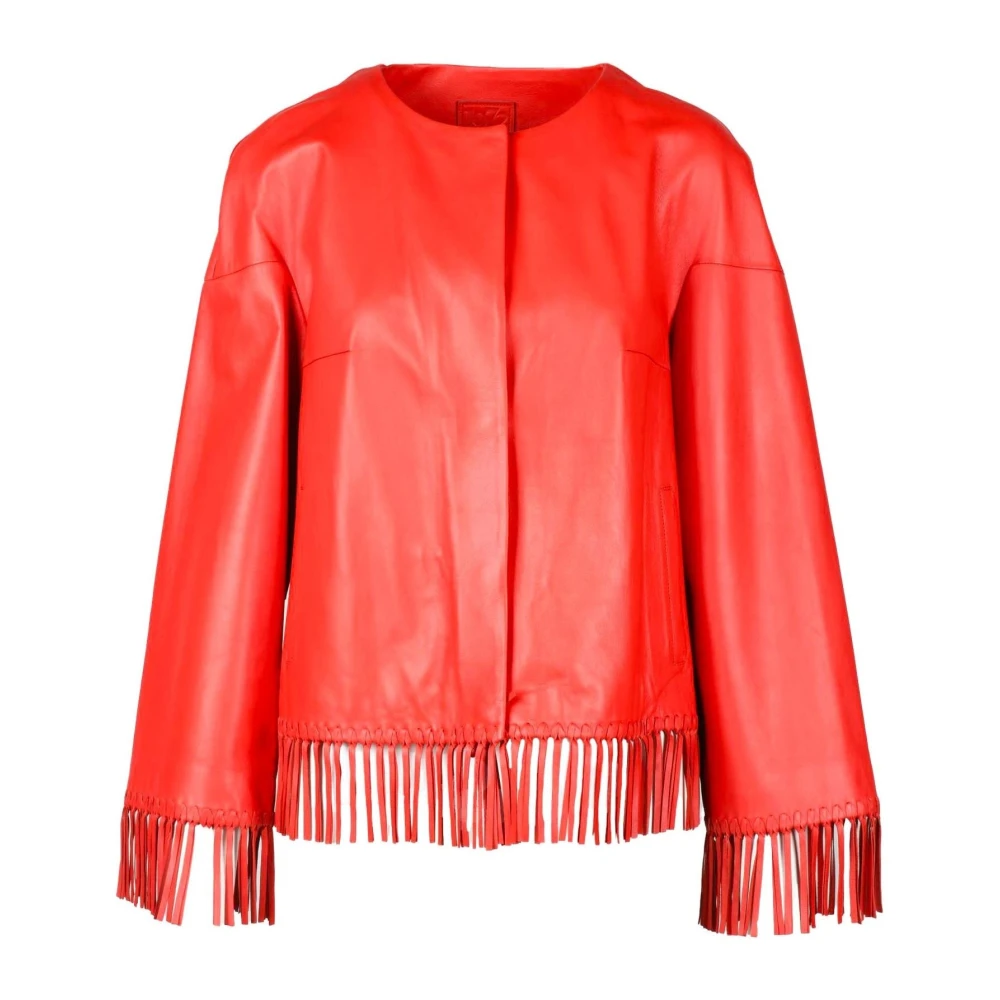 1972 Desa Leren jas 100% leer Green Dames