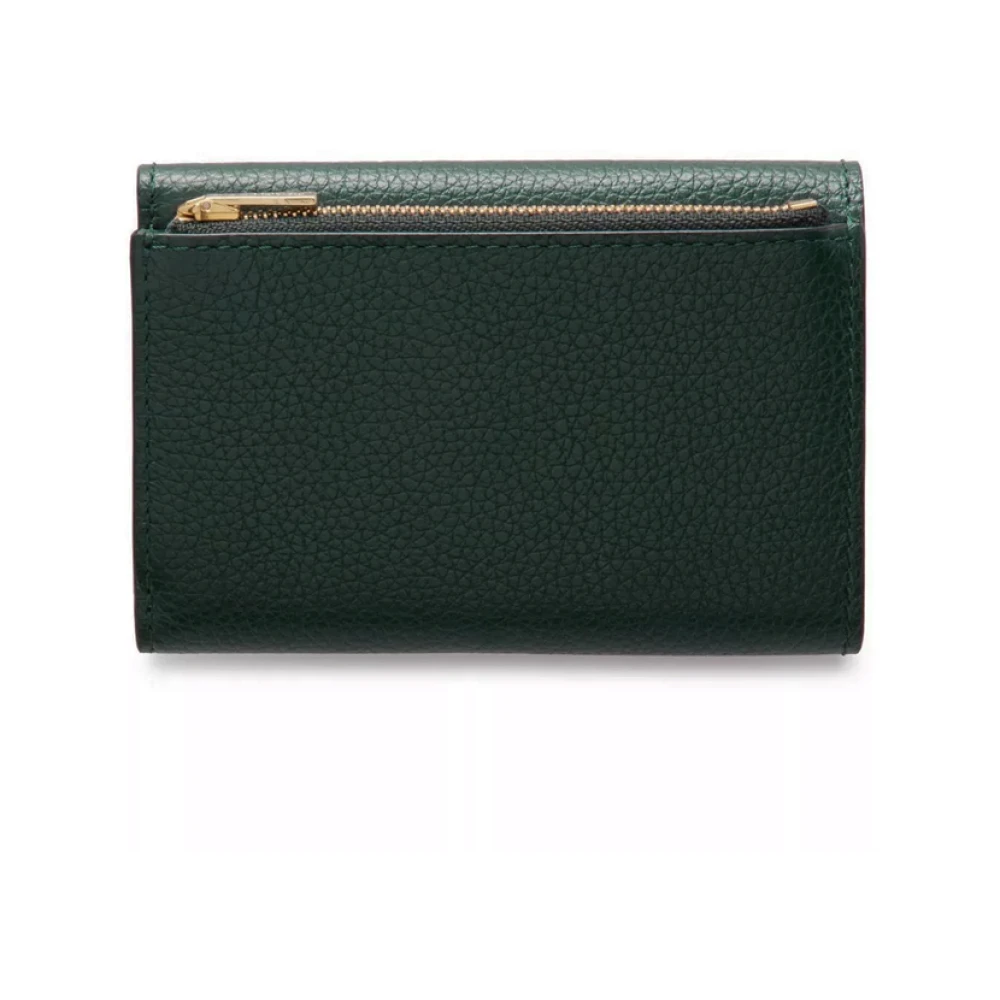 Mulberry Stud Folded Multi-Card Wallet Green Dames