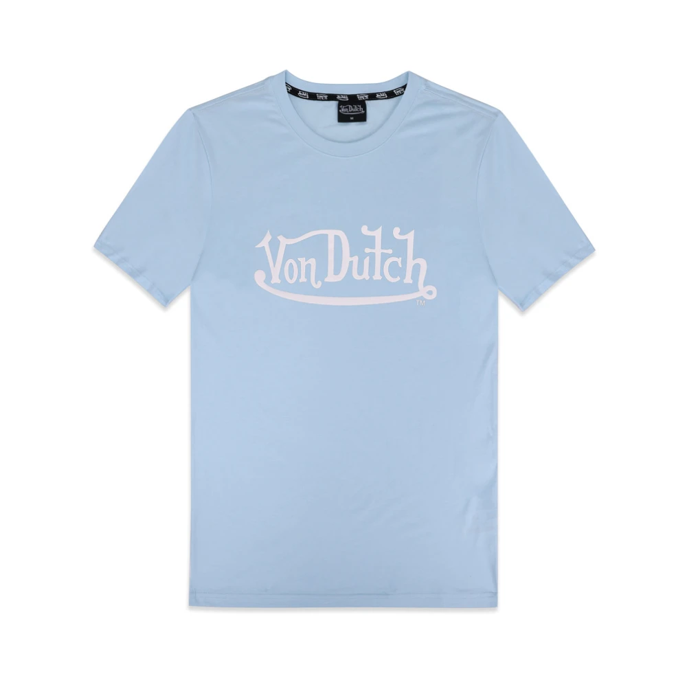 Von Dutch Sport Performance Jersey Tee Blue Heren