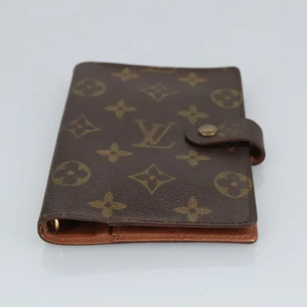 Louis Vuitton Vintage Pre-owned Leather home-office Brown Dames