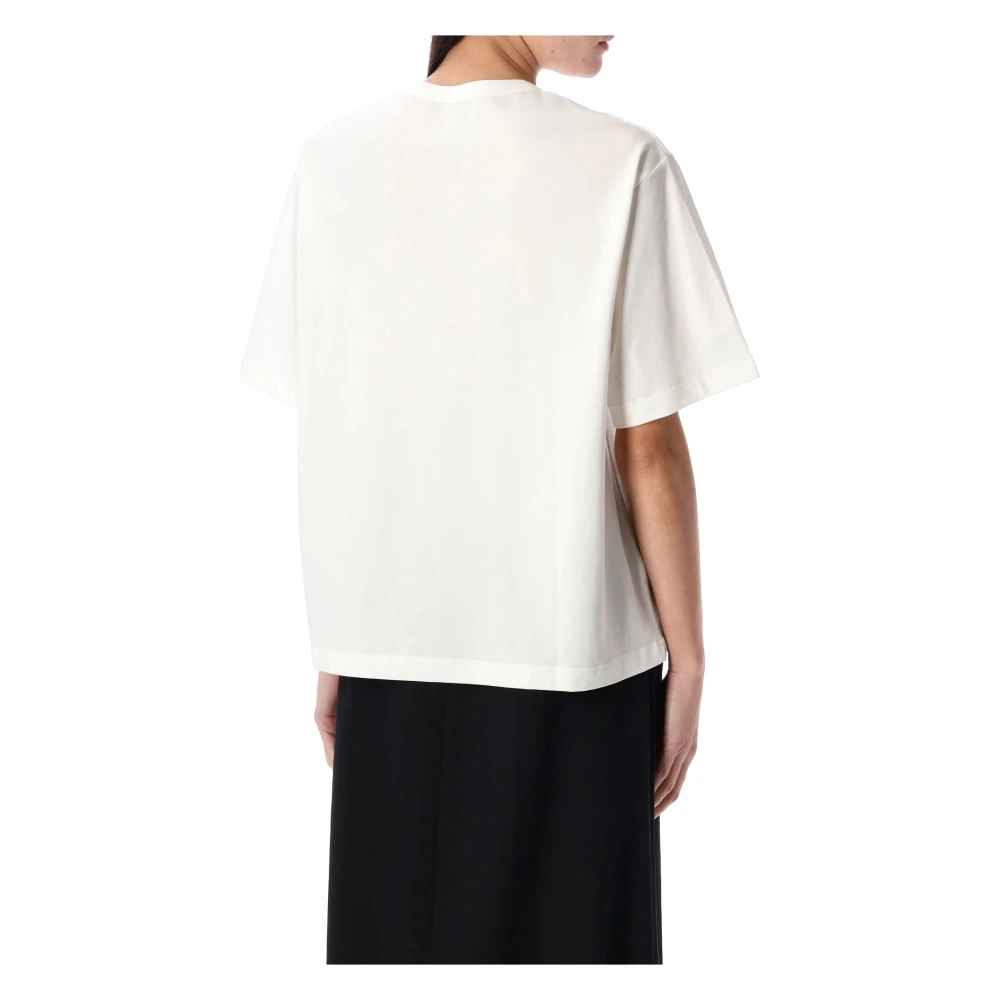 Studio Nicholson Korte mouw T-shirt in klassieke stijl White Dames
