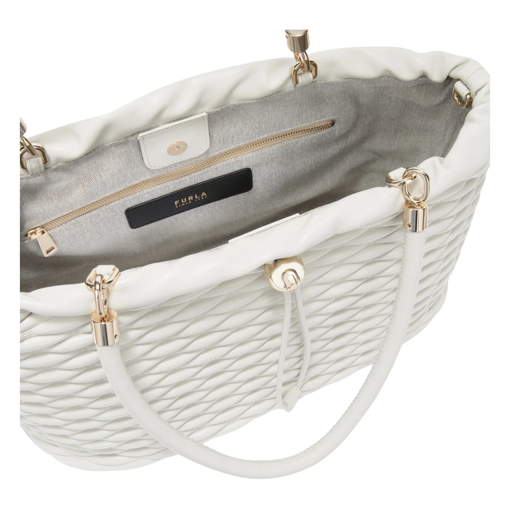 Furla Mionido Tote L White Dames