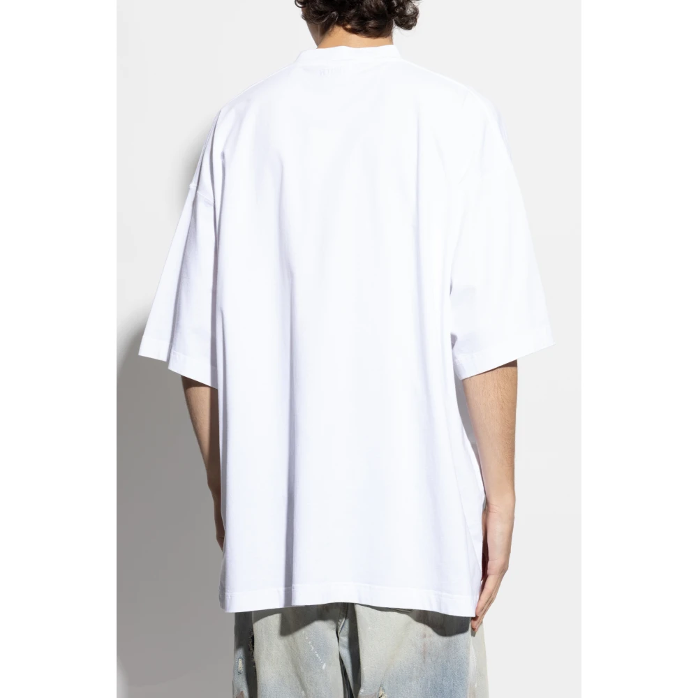 Vetements Oversized T-shirt White Heren