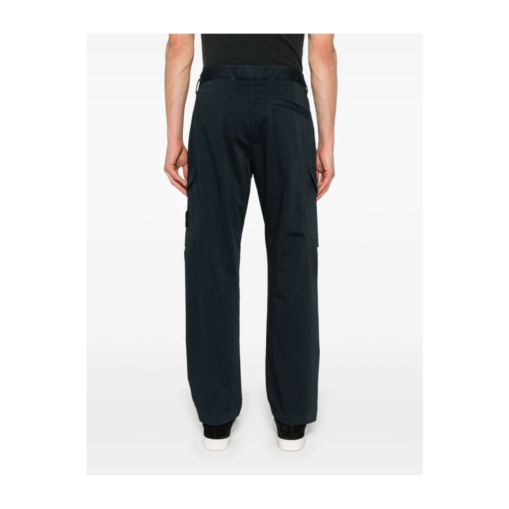 Stone Island Blauwe Stijlvolle Herenbroek Blue Heren