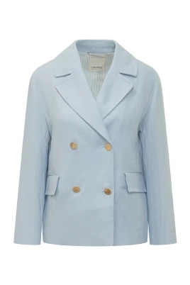 Avenue Double-Breasted Blazer