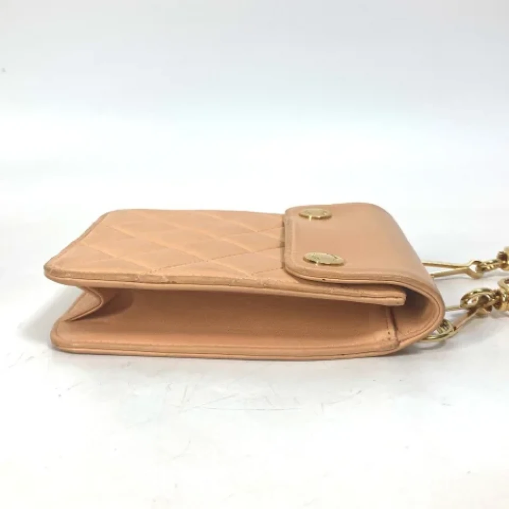 Chanel Vintage Pre-owned Leather chanel-bags Brown Dames
