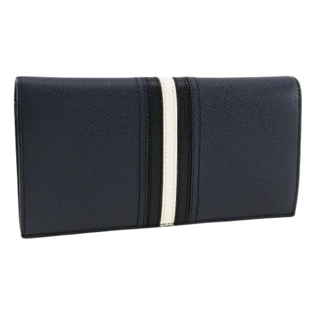 Bally Pre-owned Leather wallets Blue Dames