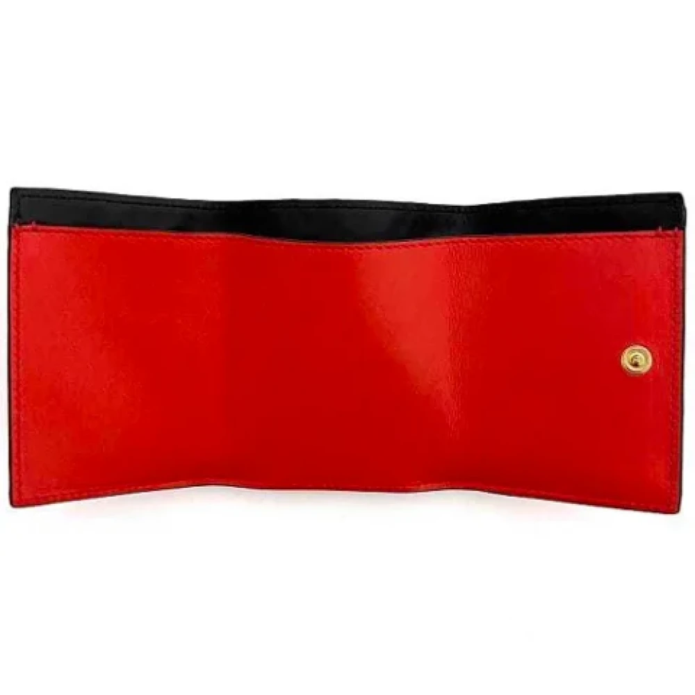 Loewe Pre-owned Leather wallets Red Dames