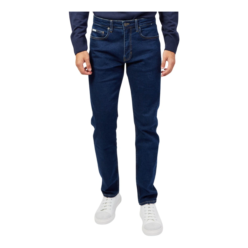 Guess Slim Fit Blauwe Denim Jeans Blue Heren