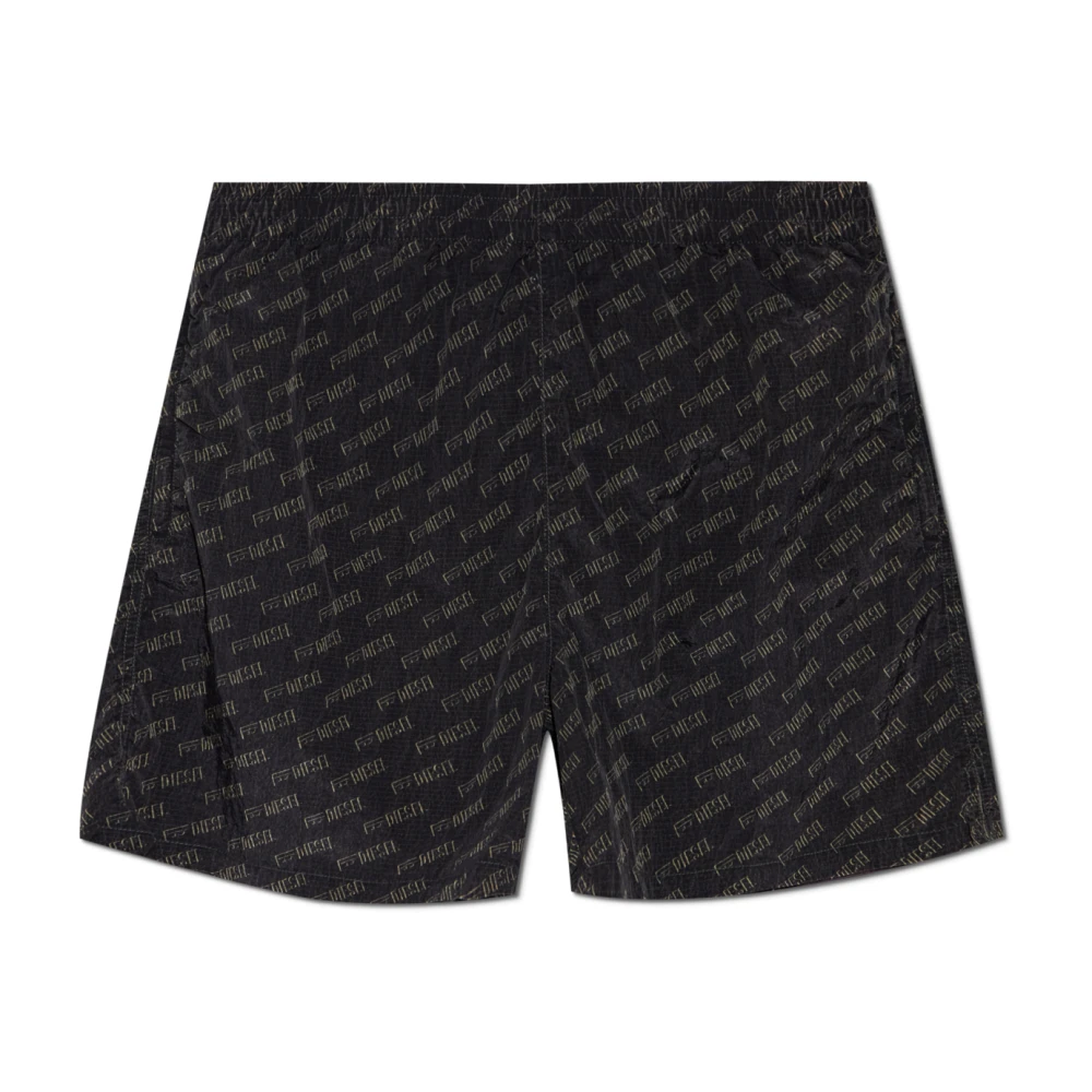 Diesel Hombre Negro Trajes De Baño, Talla: Xs