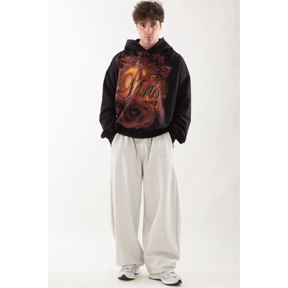 Misbhv Zwarte Paris Trance Hoodie Black Heren