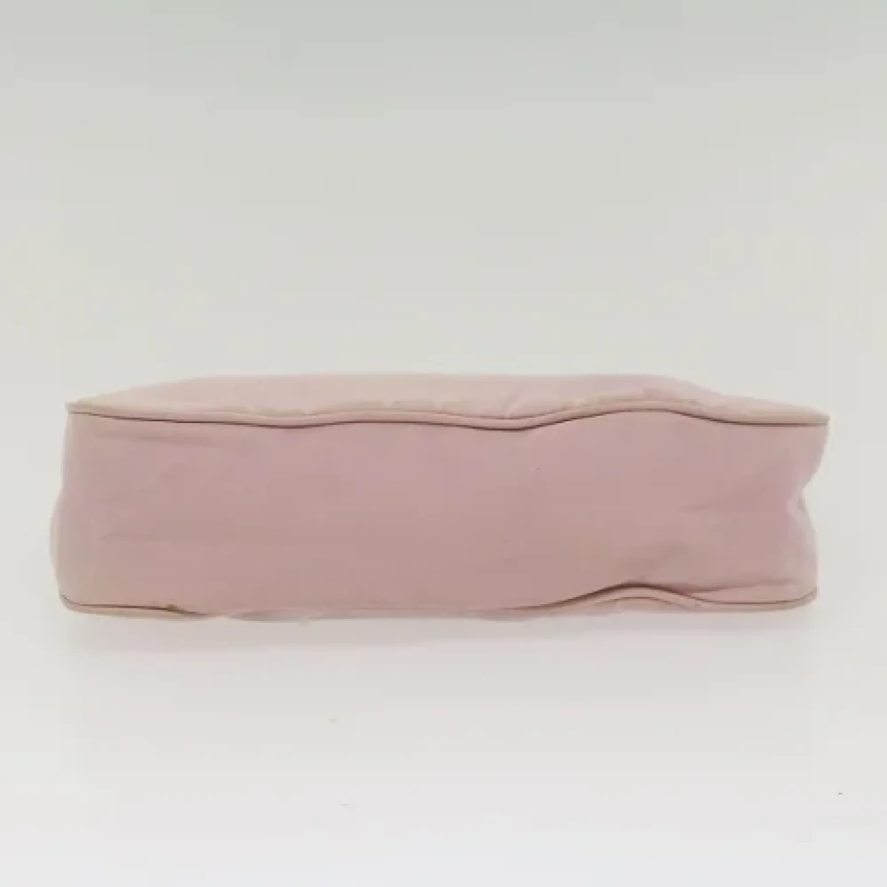 Prada Vintage Pre-owned Nylon pouches Pink Dames
