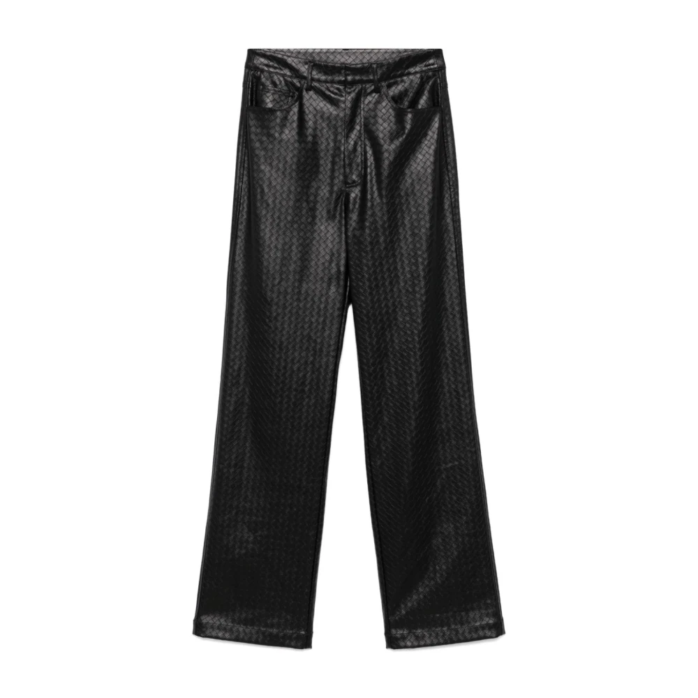 Rotate Birger Christensen Zwarte Rotate Broek Stijlvolle Mode Black Dames