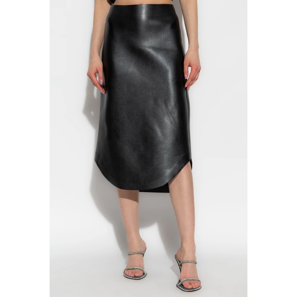 Diesel Vegan leren rok Black Dames