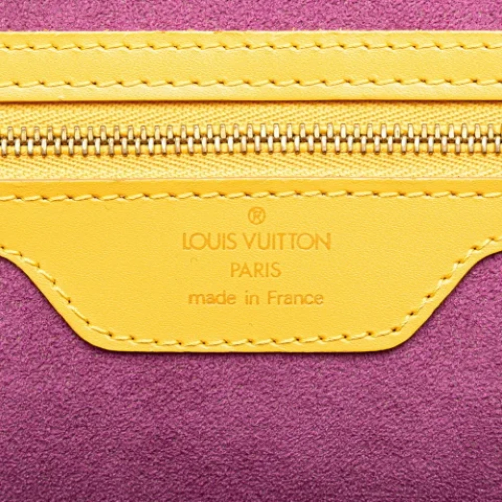 Louis Vuitton Vintage Pre-owned Leather shoulder-bags Yellow Dames